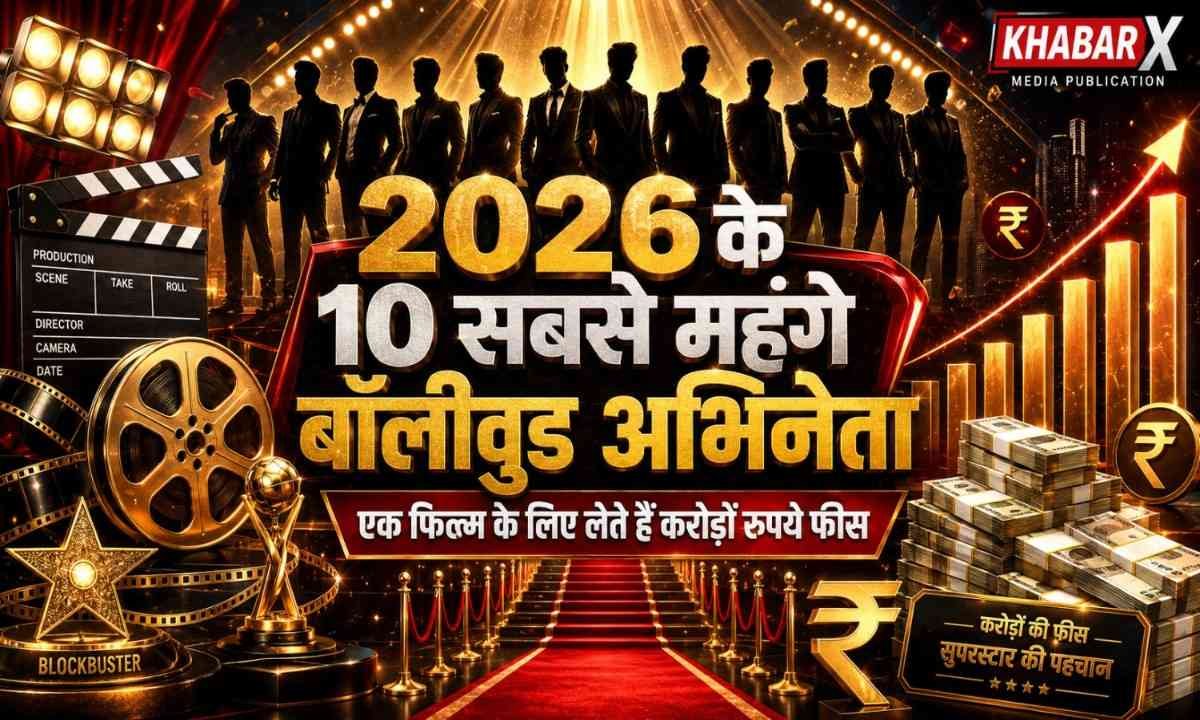 बॉलीवुड के 10 सबसे महंगे अभिनेता 2026 में, एक फिल्म के लिए कितनी फीस लेते हैं?